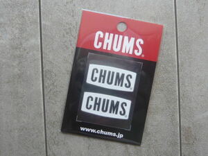 チャムス ステッカー Chums Logo Emboss Sticker ホワイト CH62-1125 新品