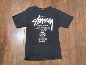 ステューシー サイズM　ワールドツアーTシャツ STUSSY