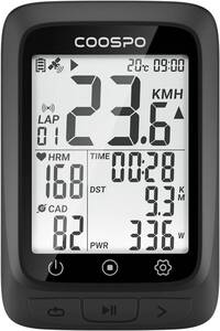 【新品】 COOSPO サイクルコンピュータ GPS サイコン サイクリングコンピュータ 無線 ワイヤレス 自転車スピードメーター 