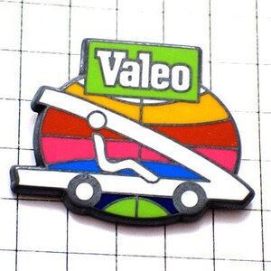 ピンバッジ・ヴァレオ車に乗る人 VALEO FRANCE◆フランス限定ピンズ◆レアなヴィンテージものピンバッチ