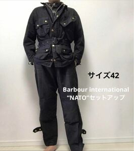 ◆barbour international “NATO” セットアップ 黒