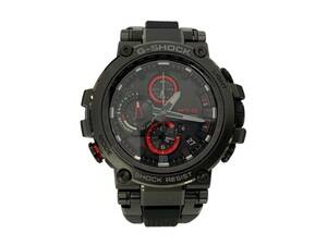 CASIO (カシオ) G-SHOCK Gショック アナログ腕時計 電波ソーラー MTG-B1000 ブラック レッド メンズ/009