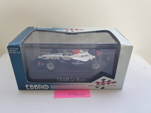 EBBRO 1/43 FORMULA NIPPON TEAM LE MANS WHITE/BLUE 115