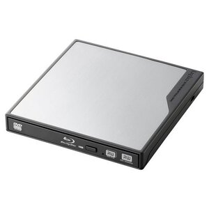 【中古】 ロジテック (エレコム) Blu-rayディスクドライブ for Mac USB3.0 シルバー LBD-PM