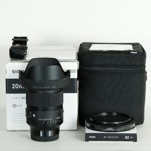 [良品｜純正フィルター付] SIGMA 20mm F1.4 DG DN | Art [ソニーE用] / ソニーEマウント