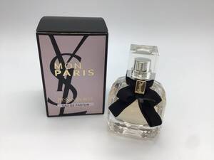 0192■ YVES SAINT LAURENT YSL イヴサンローラン MON PARIS モン パリ オーデパルファム 30mL 香水 残量9割