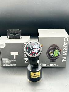 GARMIN APPROACH S7（時計美品）/CT10 ガーミン アプローチ クラブトラッキングセンサー15個セット（センサー番手記入跡あり） 国内正規品 