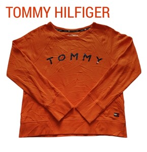 【美品】TOMMY HILFIGER(トミーヒルフィガー)レディーストレーナーL