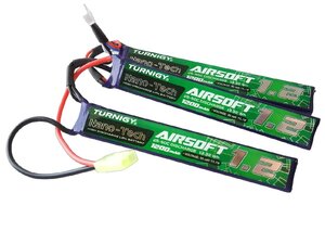 no4 N電動ガン Turnigy nano-tech 11.1V 1200mAh 25C50C リポ 電動ガン エアガン リチウムポリマー バッテリー