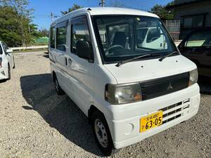 1万円スタート ミニキャブ バン 車検7年1月 AT ハイルーフ ４WD パワステ 軽貨物 即戦力 ハイゼット エブリィ ローン可能 完全売り切り