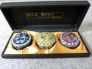 ◆未使用/SILK ROAD Takahashi/陶器　小物入れ3点セット◆