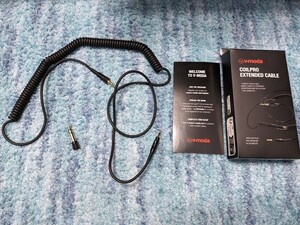 0604u1041　V-MODA C-CP-BLACK CoilPro DJプレイ用プロフェッショナル向けコイルケーブル ブラック