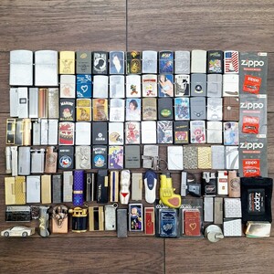 ライター 100個以上 6kg超え オイルライター ガスライター ZIPPO dunhill Crown KENT PLAYBOY LARK ルパン三世 MEVIUS Marlboro 他 大量 WK