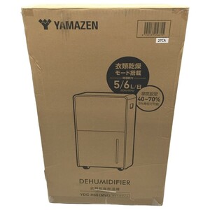 △△【1円スタート】 YAMAZEN 山善 衣類乾燥除湿機 箱ダメージあり YDC-H60 未使用に近い