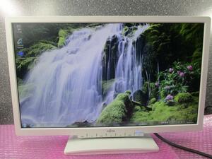 Fujitsu 20型ワイド 液晶ディスプレイ VL-200SSWR 1600×900 VGA/DVI-D HD+ 液晶モニター◆LEDバックライト 本体黄ばみ