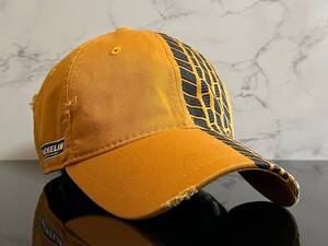 【未使用品】84QB 訳あり★MICHELIN ミシュラン キャップ 帽子 CAP クールなビンテージ加工デザインのコットン素材！《FREEサイズ》