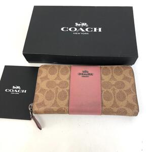 COACH コーチ シグネチャー ラウンドファスナー 長財布 ブランド 財布 レディース 小物 おしゃれ カード お札入れ 小銭入れ