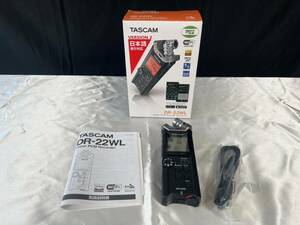 【使用数回のみ・美品】TASCAM Wi-Fi接続対応 リニアPCMレコーダー DR-22WL VERSION2（日本語対応）