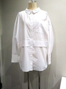アンタイトル　UNTITLED　オーバーブラウスシャツ　サイズ2　白　送料無料