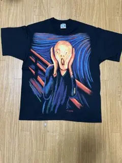 【希少】ムンクの叫び　LIQUID BLUE 90s tee L