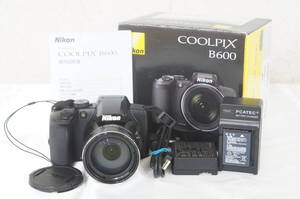 Nikon ニコン COOLPIX クールピクス B600 ブラック コンパクトデジタルカメラ 1101166041