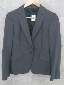 ◇ UNITED ARROWS TOKYO 薄手 シングル 1B 長袖 テーラード ジャケット 40 グレー *