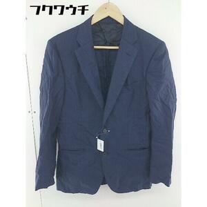 ◇ SHIPS tailoring style シップス 2B シングル 長袖 テーラード ジャケット サイズ46 ブルー系 メンズ