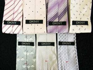 ●在庫処分セール●７本セット●№3562●全て【ＤＫＮＹ】ダナキャラン ニューヨークのネクタイ ●