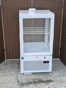 JCM ジェイシーエム　4面ガラス 冷蔵ショーケース　JCMS-58　100V　動作未確認