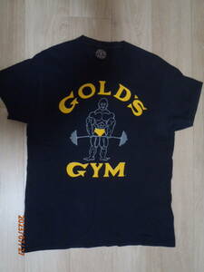 ◆GOLD’S GYM／ゴールドジムTシャツ　★中古　ブラック　Mサイズ　
