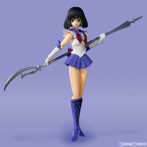 【中古】[FIG]S.H.Figuarts(フィギュアーツ) セーラーサターン -Animation Color Edition- 美少女戦士セーラームーン 完成品 可動フィギュ