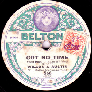 英78RPM/SP Wilson & Austin / Peter Andrews Got No Time / Ukulele Lady 866 Beltona /00500