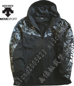 ■新品【DESCENTE MOVE SPORT】デサントムーヴスポーツ HEAT-NAVI＋５℃発熱保温 撥水 フルZIPジャケット■BK/L