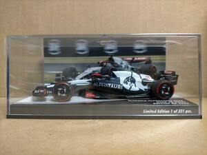 海外別注品 PMA 1/43 スクーデリア アルファタウリ ホンダ F1 AT04 N.デ フリース No.21 2023 イギリスGP 限定321台