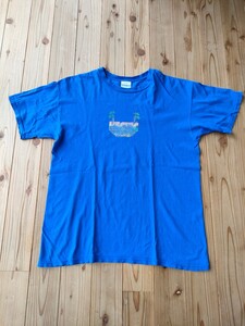 古着　ヘクティク　Hectic　Ｔシャツ　Lサイズ　青色