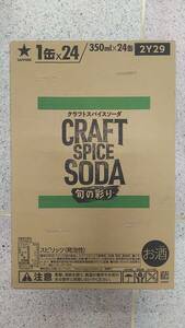 サッポロ缶チューハイ クラフトスパイスソーダ〈旬の彩り〉350ml 24本入り1ケース