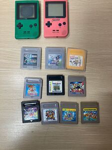 【ジャンク出品】ゲームボーイポケット 本体（MGB-001）とソフトまとめて【ゲーム03】