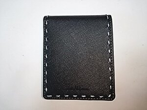 アツキ オオニシ 二つ折り財布 ブラック　黒 本革 新品 在庫処分 セール！LS