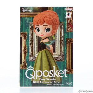 【中古】[FIG]アナ(A ノーマルカラー) アナと雪の女王 Q posket Disney Characters-Anna Coronation Style- フィギュア プライズ(38833) バ