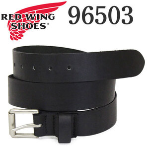 REDWING (レッドウィング) 96503 Leather Belt レザーベルト 38mm Black Pioneer 34インチ