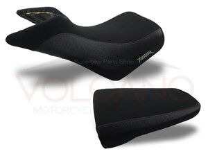 TRIUMPH TIGER 800 2010～2019年式用 VOLCANO イタリア高級本革使用 シートカバー SEAT COVER