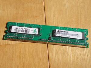 ★ 送料185円 ★ GREEN HOUSE PC2-5300 DDR2-667 1GB Unbuffered(15) 