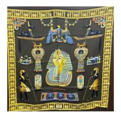 HERMES エルメス Tutan Khamun スカーフ 90　JT120