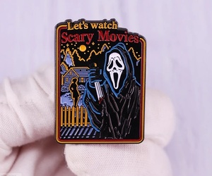 新品 スクリーム ゴーストフェイス ピンブローチ ピンバッジ ピンズ Scream スラッシャー ホラー映画