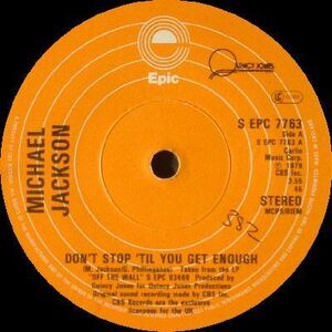 英7 Michael Jackson Dont Stop Til You Get Enough SEPC7763 Epic /00080