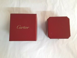 ☆カルティ☆指輪ケース☆空箱☆美品☆ジュエリーボックス☆ Cartier☆箱付き☆