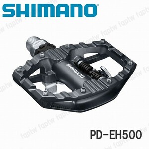 【新品・未使用品】シマノ(SHIMANO) SPDペダル PD-EH500 ビンディングペダル SMSH56クリート付属 片面SPD/片面フラット EPDE 送料無料