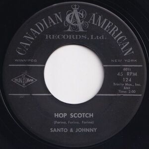 Santo & Johnny Hop Scotch / Sea Shells Canadian American US 124 203759 R&B R&R レコード 7インチ 45