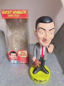 Mr. BEAN ミスター・ビーン　 WACKY　WNBBLER BOBBLE-HEAD ボブルヘッド　 ソフビ フィギュア 首振り人形昭和レトロボビングヘッド バブル