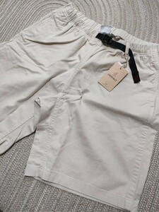 新品 GRAMICCI グラミチ G-SHORTS グレージュ 2XL 国内正規品 ショートパンツ ハーフパンツ メンズ ショーツ コットン ベージュ